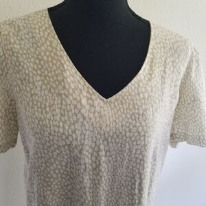 NEW Nicole Miller Original linen blend shift dress minimalist M